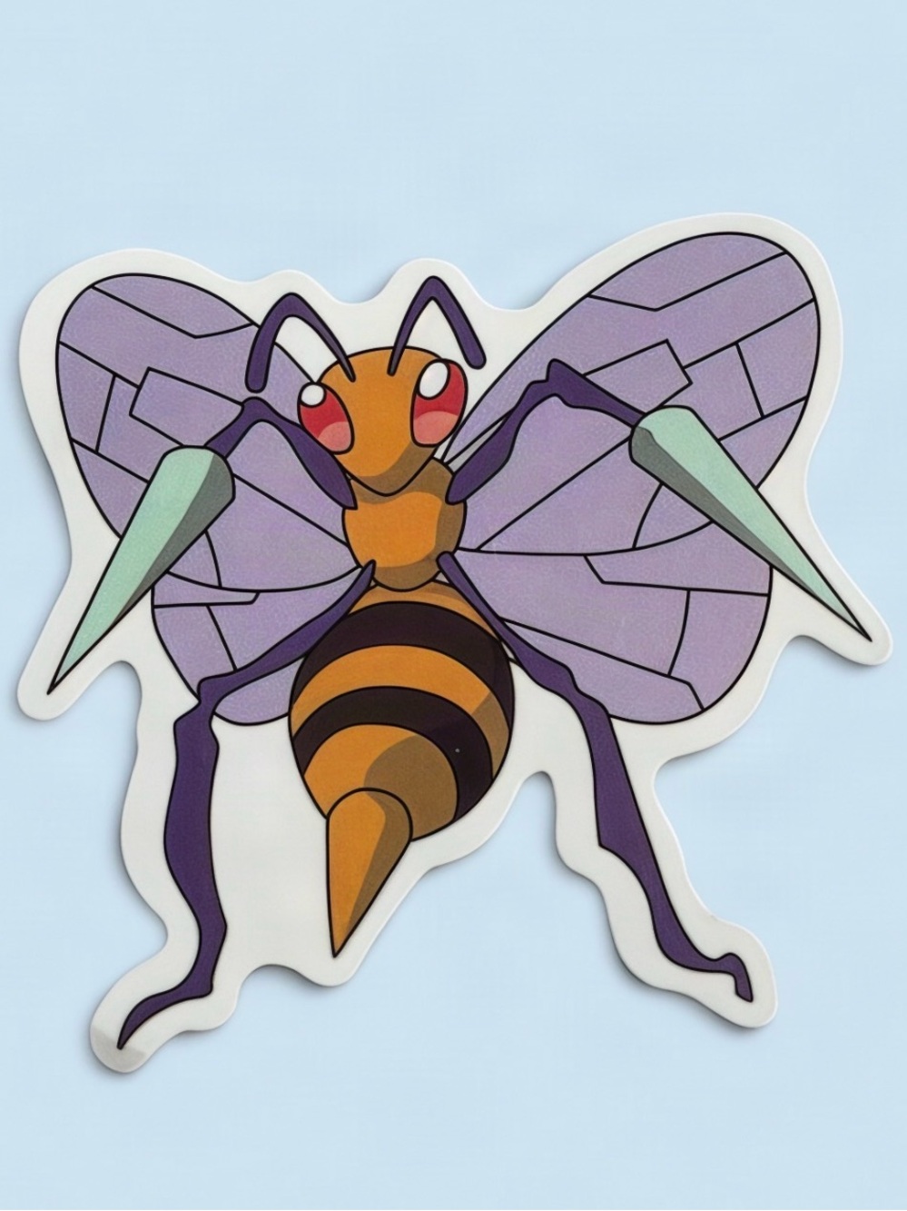 Pokémon Beedrill Sticker | Bug Poison Type Flying Anime Vinyl Decal